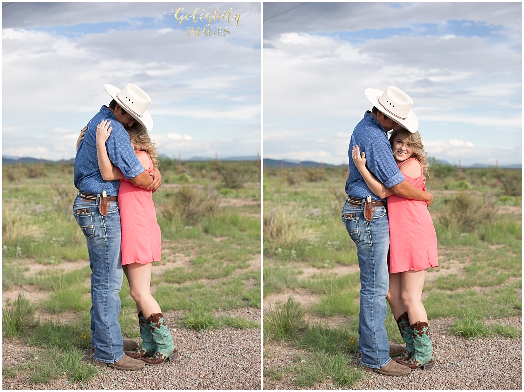 Engagement Portraits in Marfa, Tx